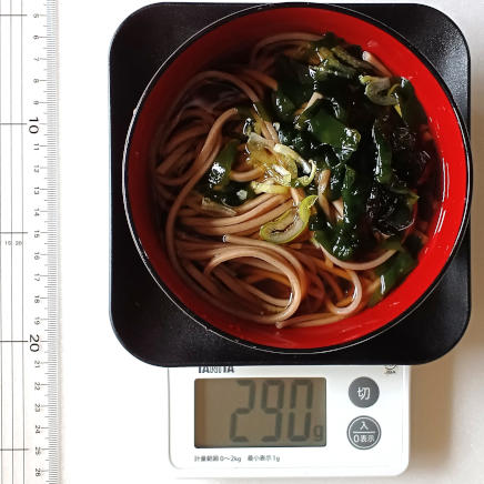 お椀1杯分のわかめそば 290g