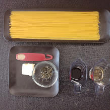 バター醤油パスタの材料