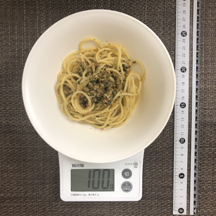 100g分のトラパネーゼ