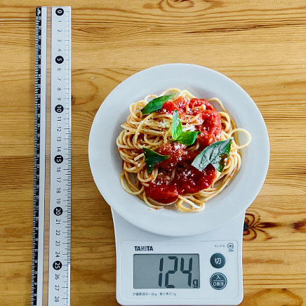 小皿1皿分のポモドーロパスタ