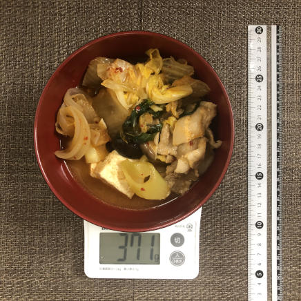 半人前のキムチ鍋