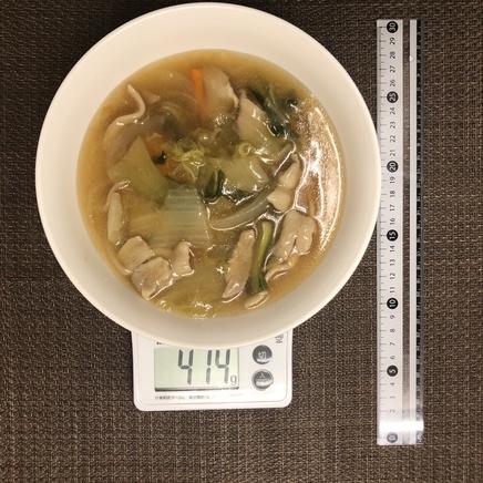大皿1皿・1人前の野菜あんかけ