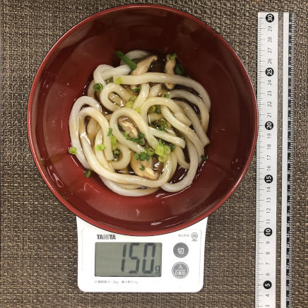 150gのあんかけうどん