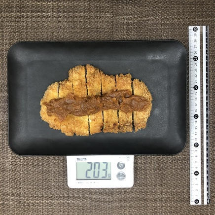 1枚分の味噌カツ