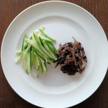 きくらげときゅうりの中華和え 千切り