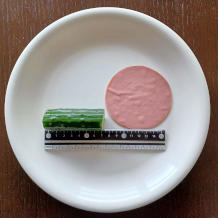 きゅうりとハムの酢の物 1