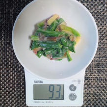 行者にんにくの酢味噌和え 4