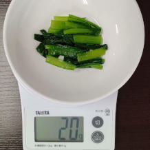 大根と小松菜の味噌汁 2
