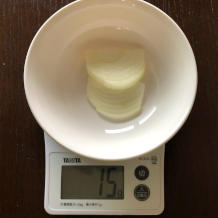 玉ねぎと豆腐の味噌汁 3