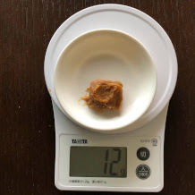 豆苗と豆腐の味噌汁 2