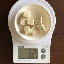 豆苗と豆腐の味噌汁 4