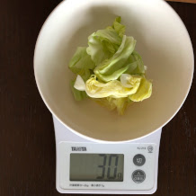 キャベツとじゃがいもの味噌汁 3