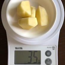 キャベツとじゃがいもの味噌汁 4