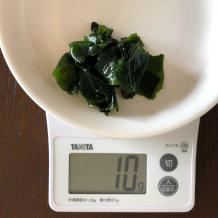 キャベツとわかめのナムル 5