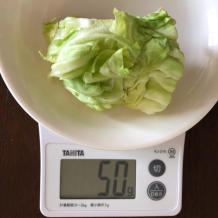 キャベツとわかめのナムル 6