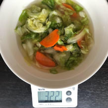 キャベツと人参のスープ 8