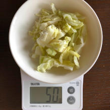 大根とキャベツのサラダ 7