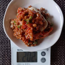 オクラ納豆キムチ豆腐 7