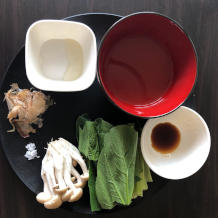 小松菜としめじのおひたし 1