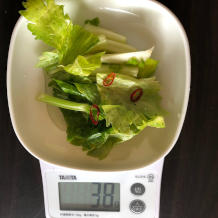 セロリのつけもの 5