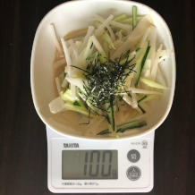 大根ときゅうりのサラダ 7