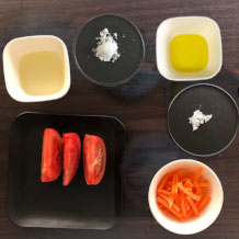 トマトと人参のマリネ 1