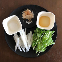 大根と水菜のサラダ 1