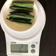 オクラの漬物 2