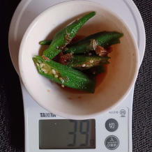 オクラのめんつゆ漬け 5