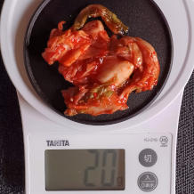 オクラ納豆キムチ 4