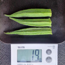 わかめとオクラの酢の物 3