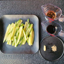 キュウリのナムル 1