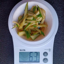 キュウリのナムル 7