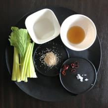 セロリのきんぴら 1