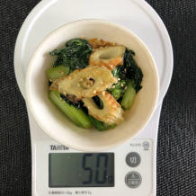小松菜とちくわの炒め物 8