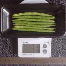 いんげんとしいたけのバター炒め 2