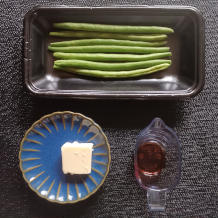 いんげんのバター炒め 1