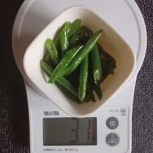 いんげんのバター炒め 5