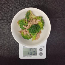 ブロッコリーとツナの胡麻和え 7