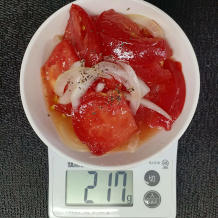 トマトと玉ねぎのサラダ 7