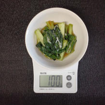 小松菜としらすのおひたし 7