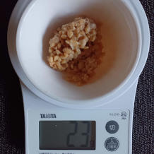 納豆と卵の味噌汁 2