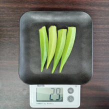 オクラのナムル 2