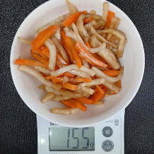 人参と大根のきんぴら 11