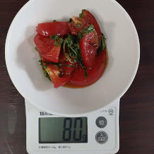 トマトと大葉のサラダ 11