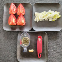 トマトのネギだれ 1