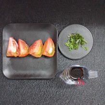 トマトめんつゆ漬け 1