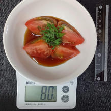 トマトめんつゆ漬け 6