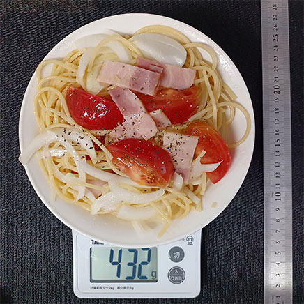 トマトとベーコンのスパゲッティ 432g