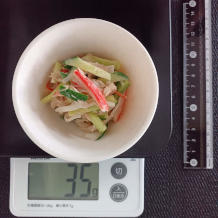 カニカマときゅうりのツナサラダ 35g